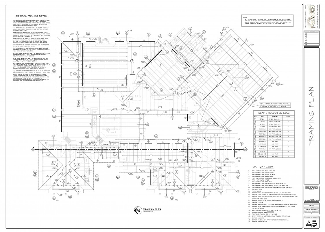 Construction Plan Set By John Anthony Drafting and Design