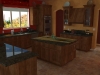 Interior rendering example for a custom home in Cave Creek AZ