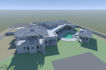 Drafting model in 3D in Paradise Valley, AZ