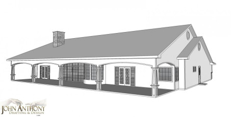 3D custom home drafting model in Gilbert, AZ