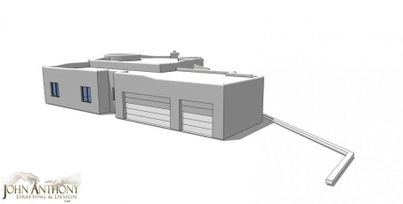 Carefree, AZ 3D drafting model for custom homes