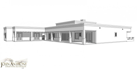 3D custom home drafting model in East Phoenix, Arizona