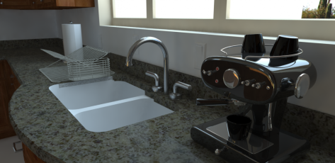 3D rendering of an espresso machine in Scottsdale AZ