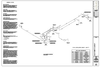 Gas Riser Diagram - Tucson Arizona Blueprints